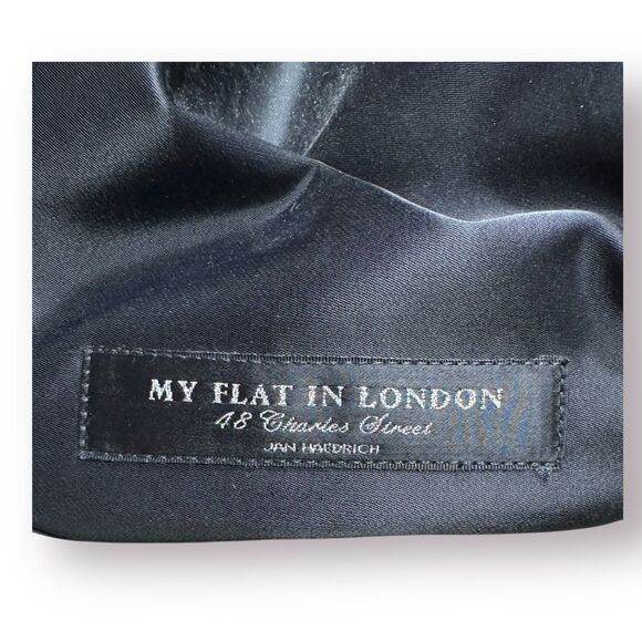 My Flat In London Vintage Quilted Nylon Handbag Jan Haedrich Pink Scotty Dog - Picture 9 of 10